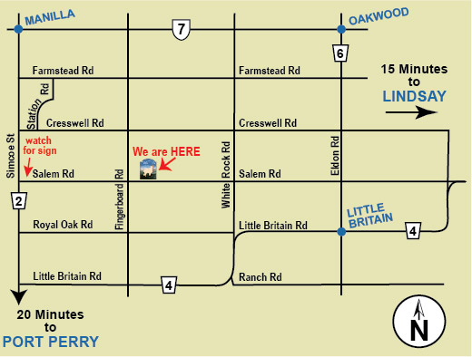 map to Salem Alpacas